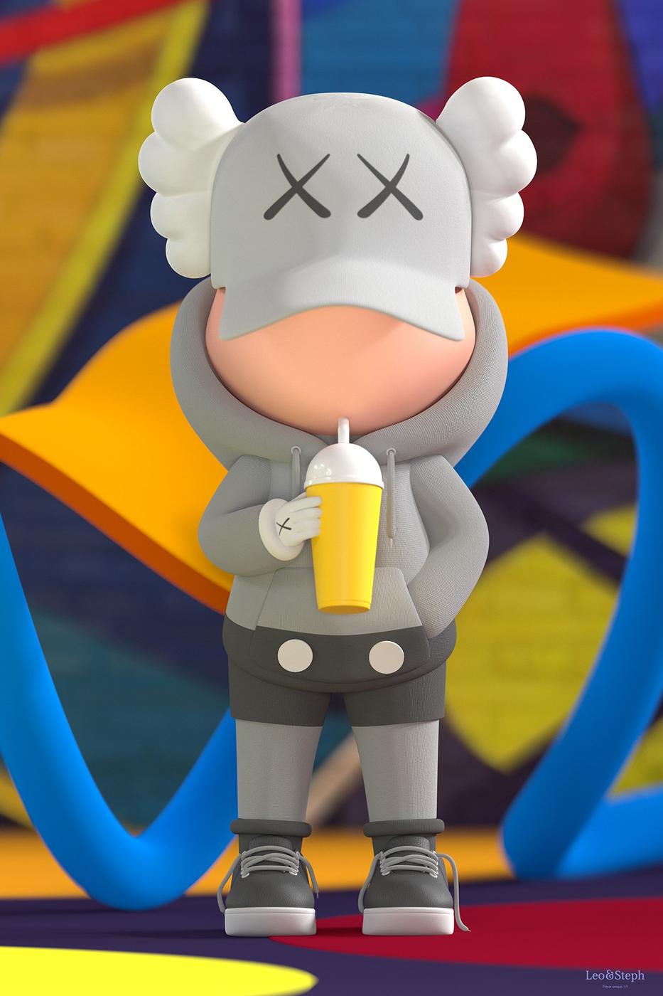 Kidcup Kaws Colore (Giant)