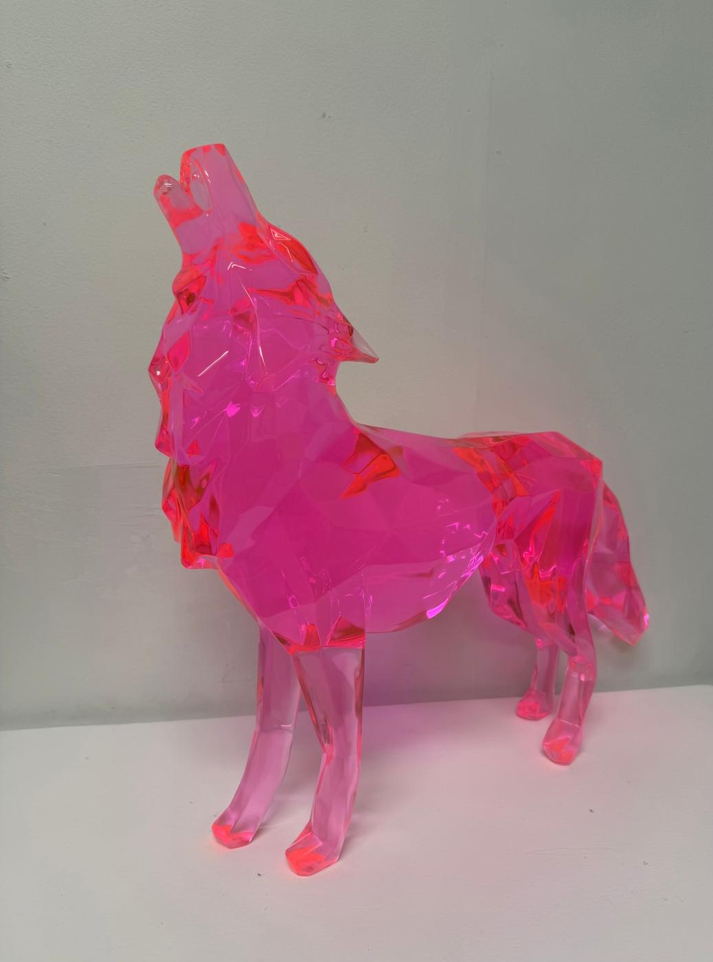 Howling Wolf Pink Crystal Clear 70cm 6/8